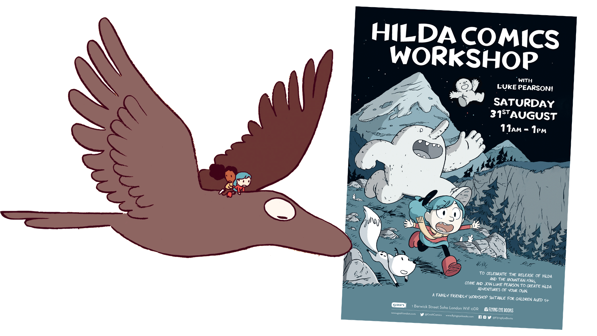 Hilda and the Mountain King Launch Events – Nobrow Press