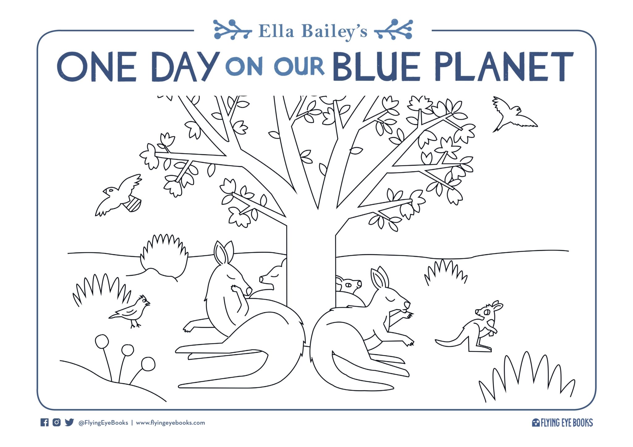 One Day On Our Blue Planet Activity Sheets Nobrow Press