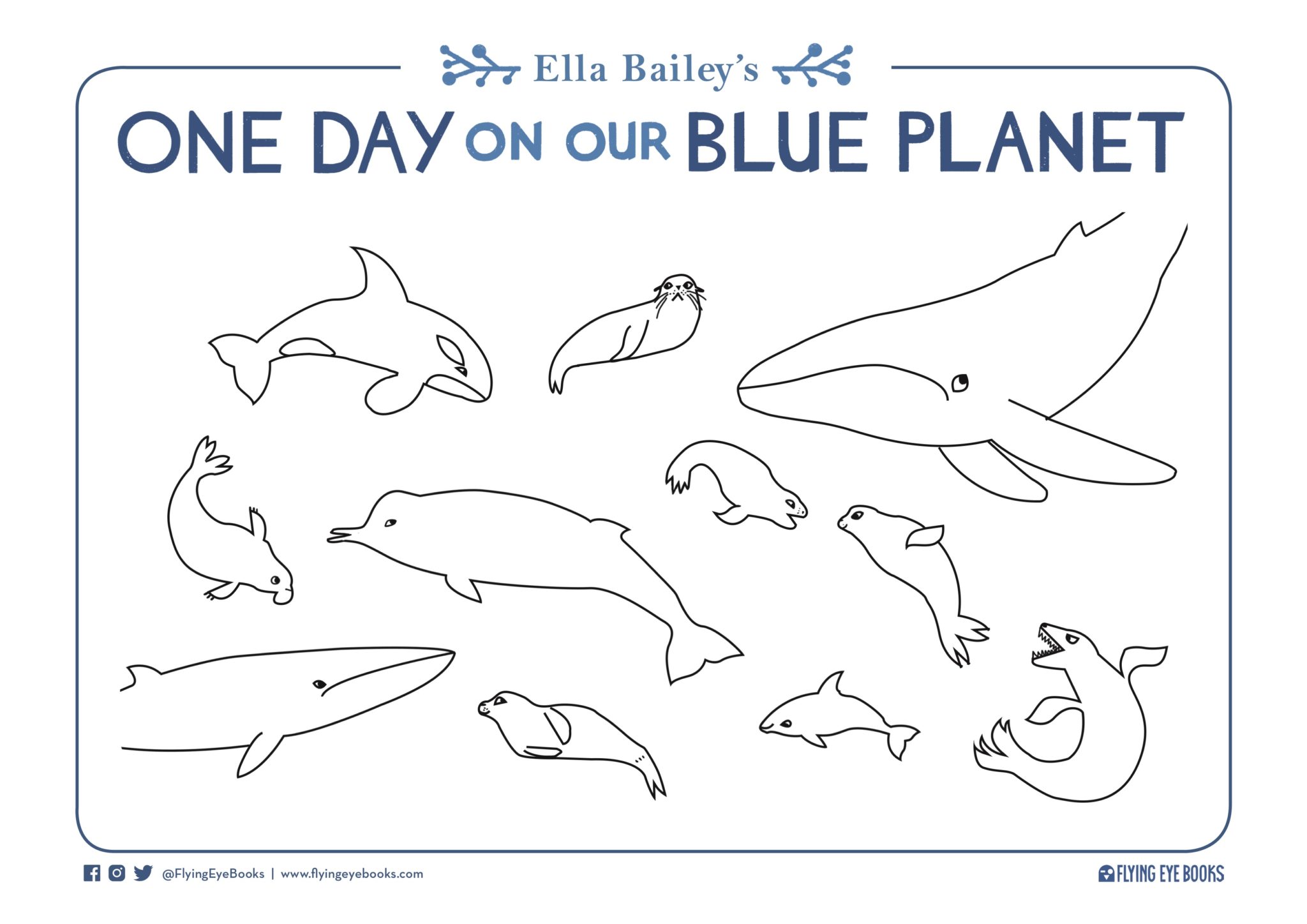 One Day On Our Blue Planet Activity Sheets Nobrow Press