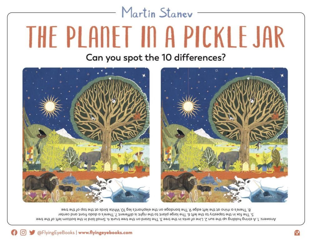 The in a Pickle Jar Activity Sheets Nobrow Press