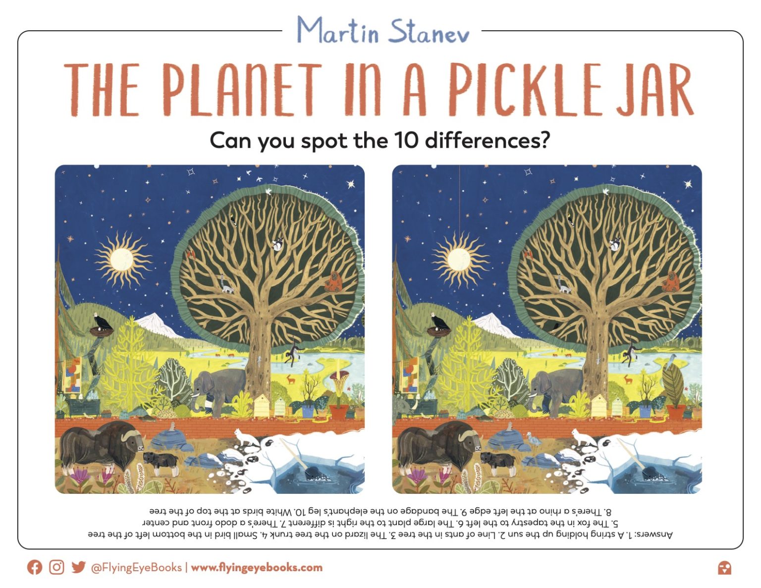 The in a Pickle Jar Activity Sheets Nobrow Press